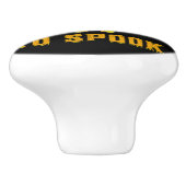 Bouton De Porte En Céramique Trop mignon pour effrayer (Côté)