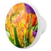 Bouton De Porte En Céramique Tulipes Enchanter 01 (Droite)