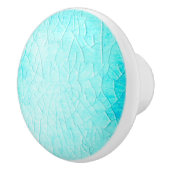 Bouton De Porte En Céramique Turquoise de l'étang congelé (Droite)