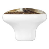 Bouton De Porte En Céramique Tuyau d'eau exposé (Côté)