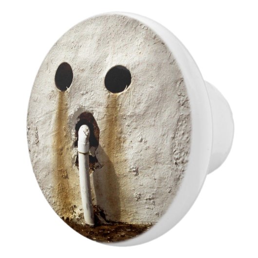 Bouton De Porte En Céramique Tuyau d'eau exposé (Droite)