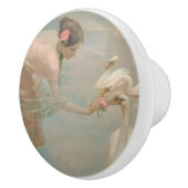 Bouton De Porte En Céramique Un matin d'été par Rupert Bunny (1897) (Droite)