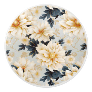 Bouton De Porte En Céramique Une conception de série florale de mariage 2