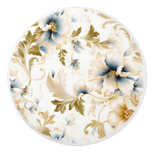 Bouton De Porte En Céramique Une conception de série florale de mariage 3