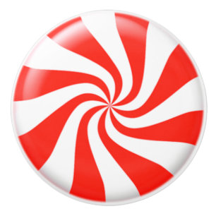 Bouton De Porte En Céramique Vacances Mint Candy Custom