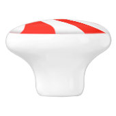 Bouton De Porte En Céramique Vacances Mint Candy Custom (Côté)