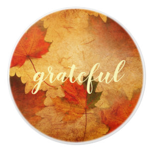 Bouton De Porte En Céramique Vacances Thanksgiving Automne