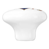 Bouton De Porte En Céramique Valentine's Day Kitten (Côté)