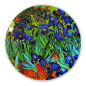 Bouton De Porte En Céramique Van Gogh - Irises (Devant)