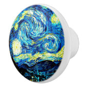 Bouton De Porte En Céramique Van Gogh - Nuit étoilée (Droite)