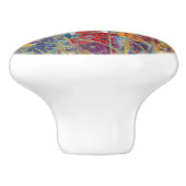 Bouton De Porte En Céramique Variété de fleurs (Côté)