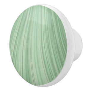 Bouton De Porte En Céramique Ventilateur vert