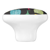 Bouton De Porte En Céramique Verre à vin (Côté)