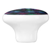 Bouton De Porte En Céramique Verre Abstrait en mosaïque #11 (Côté)