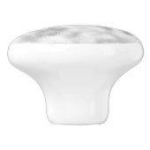 Bouton De Porte En Céramique Verre Foggy moderne (Côté)