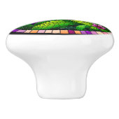 Bouton De Porte En Céramique Verre tendu de Ladybug (Côté)