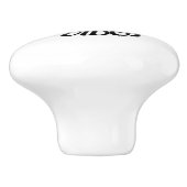 Bouton De Porte En Céramique Vibes positives seulement Citation et méditation Y (Côté)