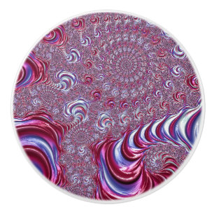 Bouton De Porte En Céramique Vibrant brillant Super trippy fractionner l'art fr