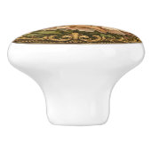 Bouton De Porte En Céramique Victorian Fairy Floral Knob  (Côté)
