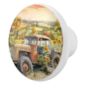 Bouton De Porte En Céramique vieux tracteur (Droite)