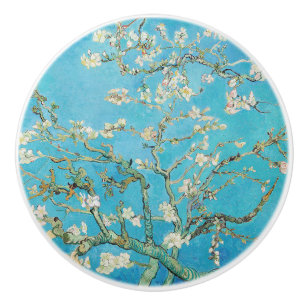 Bouton De Porte En Céramique Vincent van Gogh - Fleur d'amandier