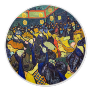 Bouton De Porte En Céramique Vincent van Gogh - La salle de bal à Arles