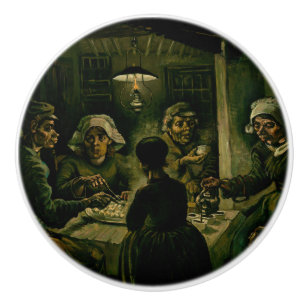 Bouton De Porte En Céramique Vincent van Gogh - Les mangeurs de pommes de terre