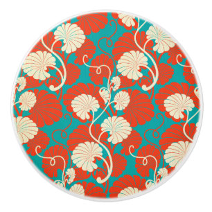 Bouton De Porte En Céramique vintage, Art nouveau, beige, gris, art déco, franç