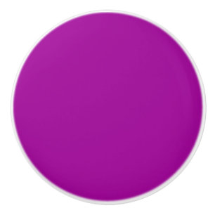 Bouton De Porte En Céramique Violet de Barney (couleur solide)