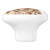 Bouton De Porte En Céramique Visage de Cheetah (Côté)