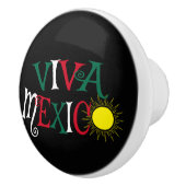 Bouton De Porte En Céramique Vivats Mexique (Droite)