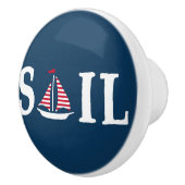 Bouton De Porte En Céramique Voile (Droite)