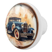 Bouton De Porte En Céramique Voiture Vintage (Droite)