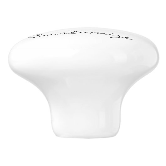 Bouton De Porte En Céramique Volet Papier Thunder_Cove (Côté)