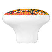 Bouton De Porte En Céramique Votre message Voix Bubble Amusant Retro Comique Li (Côté)