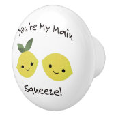 Bouton De Porte En Céramique Vous êtes Mes citrons de Squeeze (Droite)