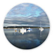 BOUTON DE PORTE EN CÉRAMIQUE VUES DES ALLES (Devant)