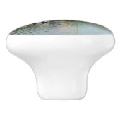 BOUTON DE PORTE EN CÉRAMIQUE VUES DES ALLES (Côté)