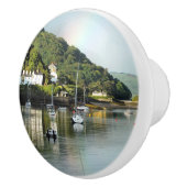 BOUTON DE PORTE EN CÉRAMIQUE VUES DES ALLES (Droite)