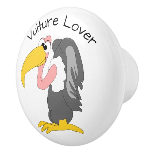 Bouton De Porte En Céramique Vulture Design Personalised (Droite)