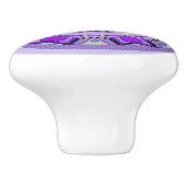 Bouton De Porte En Céramique W2 pourpre (Côté)