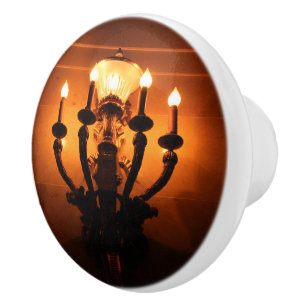 Bouton De Porte En Céramique Wall Sconce Antique esthétique