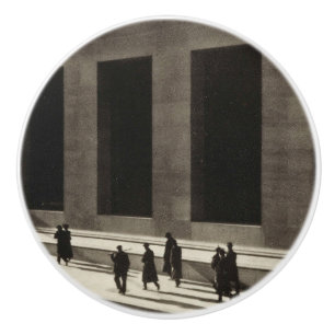Bouton De Porte En Céramique Wall Street (par Paul Strand, 1915)