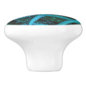 Bouton De Porte En Céramique Water Drops Along the Grass (Côté)