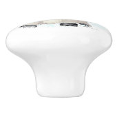 Bouton De Porte En Céramique West Highland White Terrier (Côté)