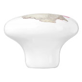 Bouton De Porte En Céramique Westie Goodnight (Côté)