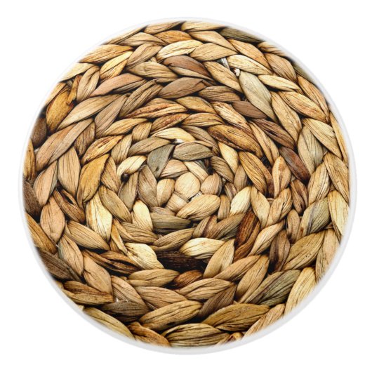 Bouton De Porte En Céramique Wicker (Devant)