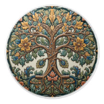 William Morris Arbre de Vie Vintage Préraphaélite