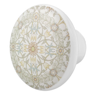 Bouton De Porte En Céramique William Morris Céramique Floral Knob