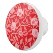 Bouton De Porte En Céramique William Morris - grenade (Droite)